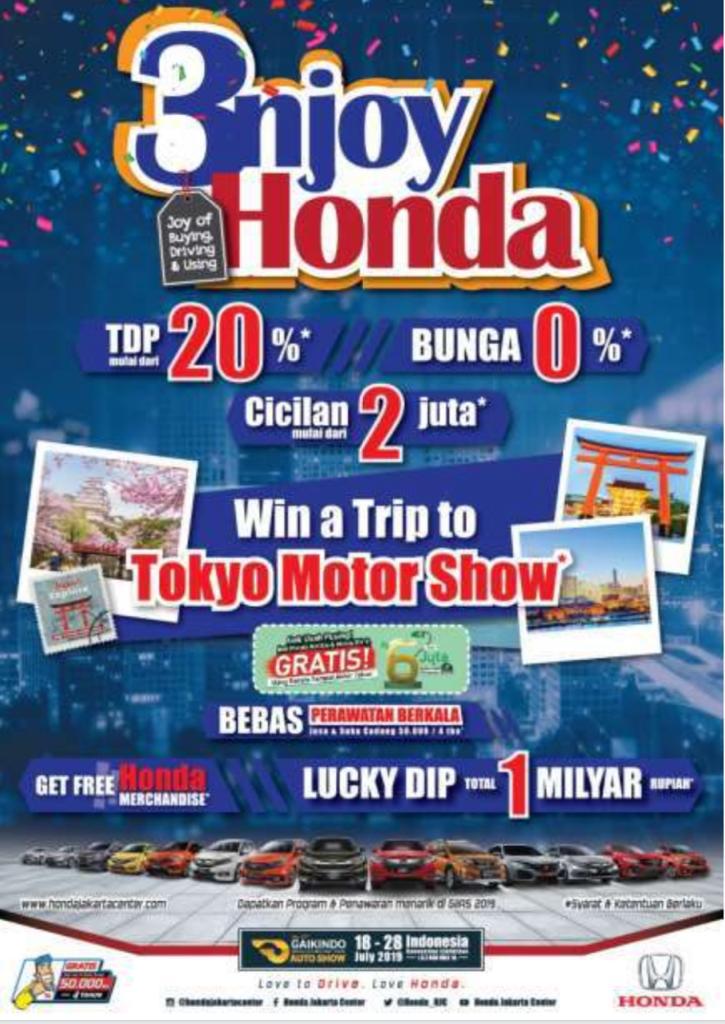 Promo Mobil Honda 2020 GIIAS Honda Bekasi